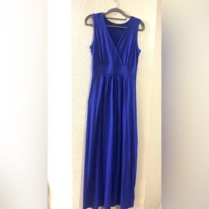 Blue maxi dress